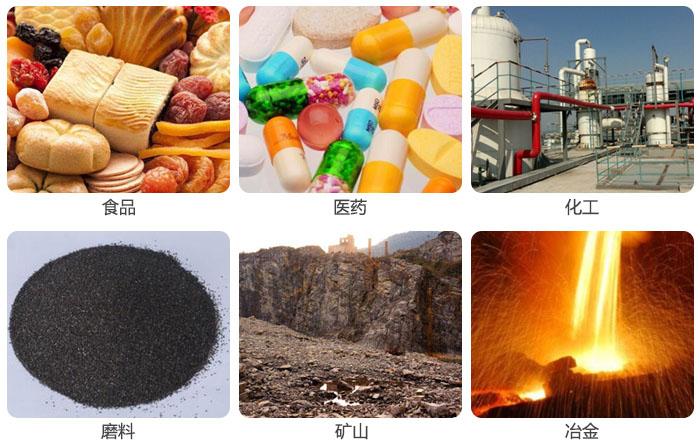 實(shí)驗(yàn)篩用于食品，磨料，醫(yī)藥，化工，冶金等行業(yè)的試驗(yàn)中。